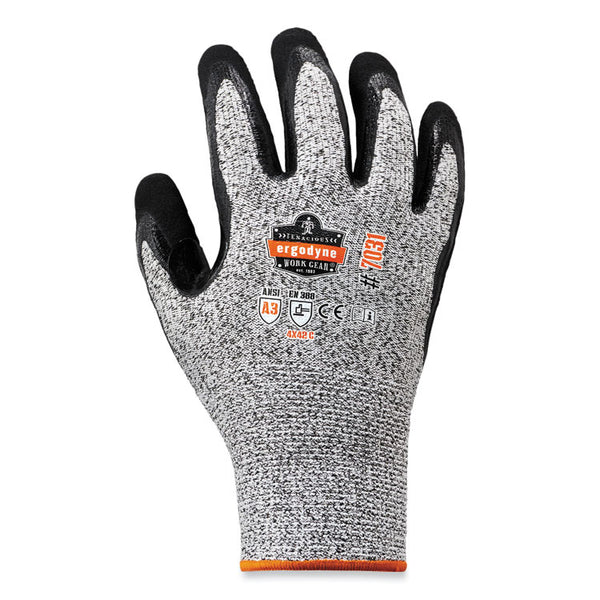 ergodyne® ProFlex 7031-CASE ANSI A3 Nitrile-Coated CR Gloves, Gray, Small, 144 Pairs/Carton, Ships in 1-3 Business Days (EGO17882) Case of 144