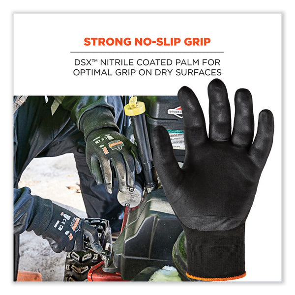 ergodyne® ProFlex 7001 Nitrile-Coated Gloves, Black, 2X-Large, Pair, Ships in 1-3 Business Days (EGO17956) 1 Pair