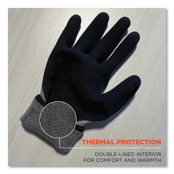 ergodyne® ProFlex 7501-CASE Coated Waterproof Winter Gloves, Gray, Medium, 144 Pairs/Carton, Ships in 1-3 Business Days (EGO17933) Case of 144