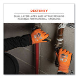 ergodyne® ProFlex 7551-CASE ANSI A5 Coated Waterproof CR Gloves, Orange, Medium, 144 Pairs/Carton, Ships in 1-3 Business Days (EGO17993) Case of 144