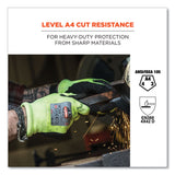ergodyne® ProFlex 7041-CASE ANSI A4 Nitrile Coated CR Gloves, Lime, X-Large, 144 Pairs/Carton, Ships in 1-3 Business Days (EGO17825) Case of 144