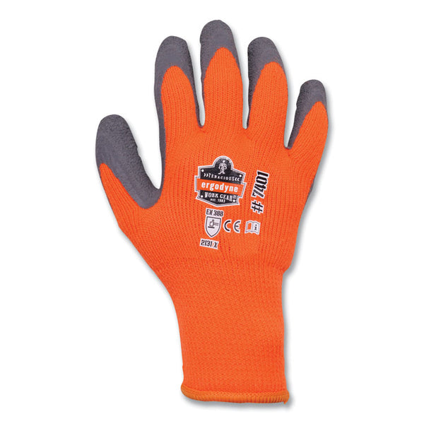 ergodyne® ProFlex 7401-CASE Coated Lightweight Winter Gloves, Orange, Medium, 144 Pairs/Carton, Ships in 1-3 Business Days (EGO17893) Case of 144