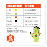 ergodyne® ProFlex 7022-CASE ANSI A2 Coated CR Gloves DSX, Lime, X-Large, 144 Pairs/Carton, Ships in 1-3 Business Days (EGO17875) Case of 144