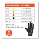 ergodyne® ProFlex 7001-CASE Nitrile Coated Gloves, Black, 2X-Large, 144 Pairs/Carton, Ships in 1-3 Business Days (EGO17856) Case of 144