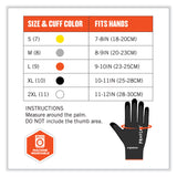 ergodyne® ProFlex 7001 Nitrile-Coated Gloves, Black, X-Large, Pair, Ships in 1-3 Business Days (EGO17955) 1 Pair