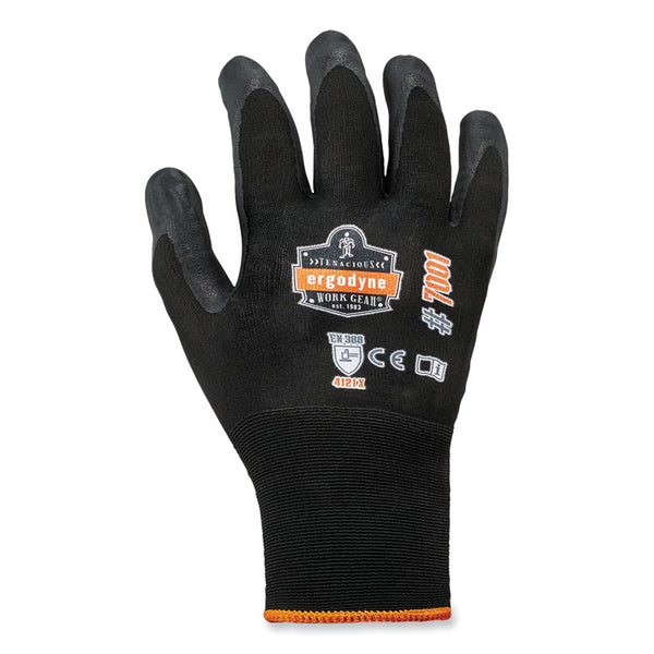 ergodyne® ProFlex 7001-CASE Nitrile Coated Gloves, Black, 2X-Large, 144 Pairs/Carton, Ships in 1-3 Business Days (EGO17856) Case of 144