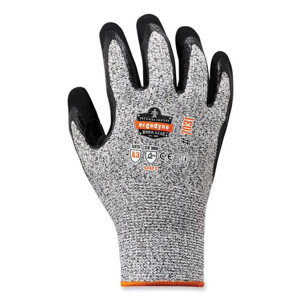 ergodyne® ProFlex 7031-CASE ANSI A3 Nitrile-Coated CR Gloves, Gray, X-Large, 144 Pairs/Carton, Ships in 1-3 Business Days (EGO17885) Case of 144