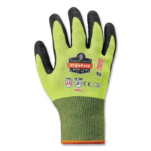 ergodyne® ProFlex 7022 ANSI A2 Coated CR Gloves DSX, Lime, Medium, Pair, Ships in 1-3 Business Days (EGO17973) 1 Pair