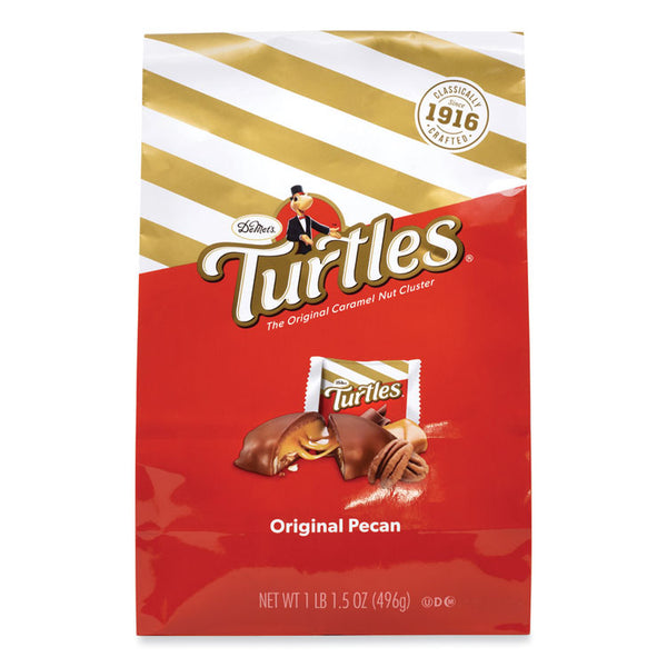 DeMet's Original Turtle Bites, Original Pecan, 1 lb, 1.5 oz Bag, Ships in 1-3 Business Days (GRR22002036)