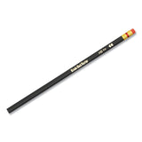 Paper Mate® Mirado Black Warrior Pencil, HB (#2), Black Lead, Black Matte Barrel, Dozen (PAP2254)