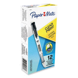 Paper Mate® Clear Point Mechanical Pencil, 0.5 mm, HB (#2), Black Lead, Black Barrel (PAP56037)