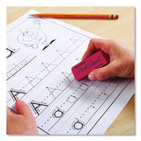 Paper Mate® Pink Pearl Eraser, For Pencil Marks, Rectangular Block, Large, Pink, 3/Pack (PAP70501)