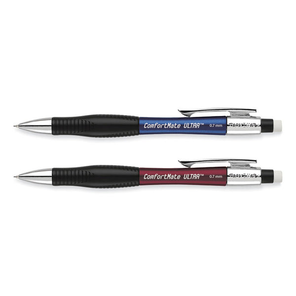 Paper Mate® ComfortMate Ultra Pencil Starter Set, 0.7 mm, HB (#2), Black Lead, Assorted Barrel Colors, 2/Pack (PAP1738796)