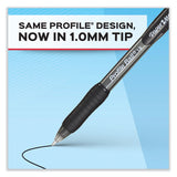 Paper Mate® Profile Ballpoint Pen, Retractable, Medium 1 mm, Blue Ink, Translucent Blue Barrel, 36/Pack (PAP2095447)