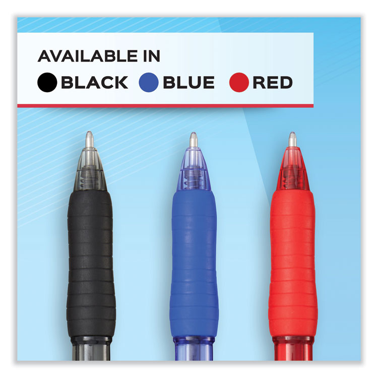 Paper Mate® Profile Ballpoint Pen, Retractable, Medium 1 mm, Blue Ink, Translucent Blue Barrel, 36/Pack (PAP2095447)