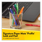 Paper Mate® Profile Mechanical Pencils, 0.7 mm, HB (#2), Black Lead, Black Barrel, 36/Pack (PAP2101947)