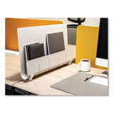 deflecto® Oasis Privacy Panel, 24 x 2.7 x 16.36, Gray (DEF400005) Each