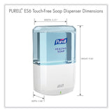 PURELL® ES6 Soap Touch-Free Dispenser, 1,200 mL, 5.25 x 8.8 x 12.13, White (GOJ643001) Each