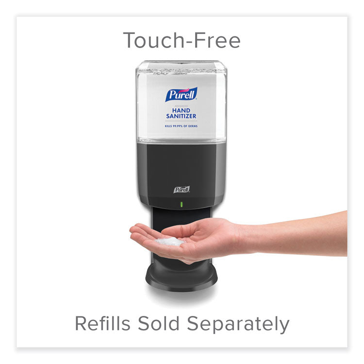 PURELL® ES8 Touch Free Hand Sanitizer Dispenser, 1,200 mL, 5.25 x 8.56 x 12.13, Graphite (GOJ772401)