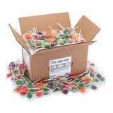 Office Snax® Lick Stix Suckers, Randomly Assorted Flavors, 5 lb Bag (OFX00654) Each