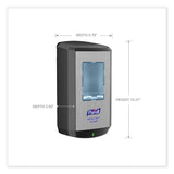 PURELL® CS6 Soap Touch-Free Dispenser, 1,200 mL, 4.88 x 8.8 x 11.38, Graphite (GOJ653401) Each