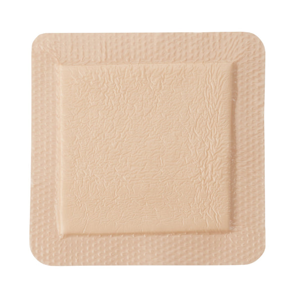 McKesson Foam Dressing 6 X 6 Inch With Border Film Backing Silicone Gel Adhesive Square Sterile (886433_CS) 200/CS