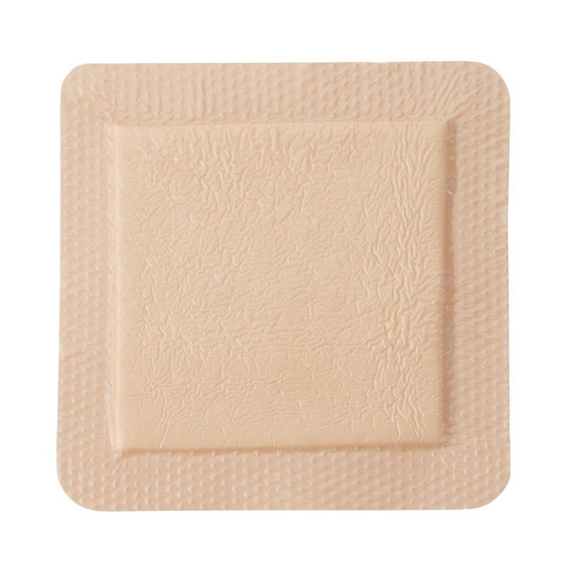 McKesson Foam Dressing 6 X 6 Inch With Border Film Backing Silicone Gel Adhesive Square Sterile (886433_EA) 1/EA
