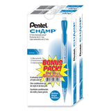 Pentel® Champ Mechanical Pencil Value Pack, 0.7 mm, HB (#2), Black Lead, Blue Barrel, 24/Pack (PENAL17CSWUS)