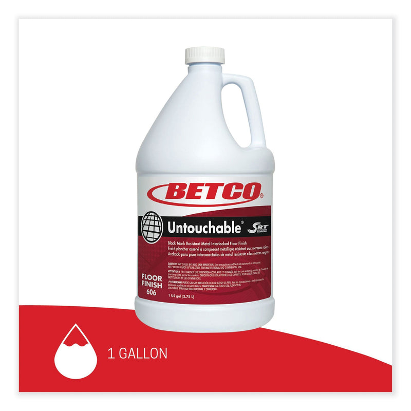 Betco® Untouchable Floor Finish with SRT, 1 gal Bottle, 4/Carton (BET6060400) Case of 4