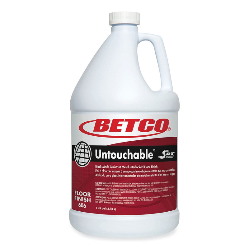 Betco® Untouchable Floor Finish with SRT, 1 gal Bottle, 4/Carton (BET6060400) Case of 4