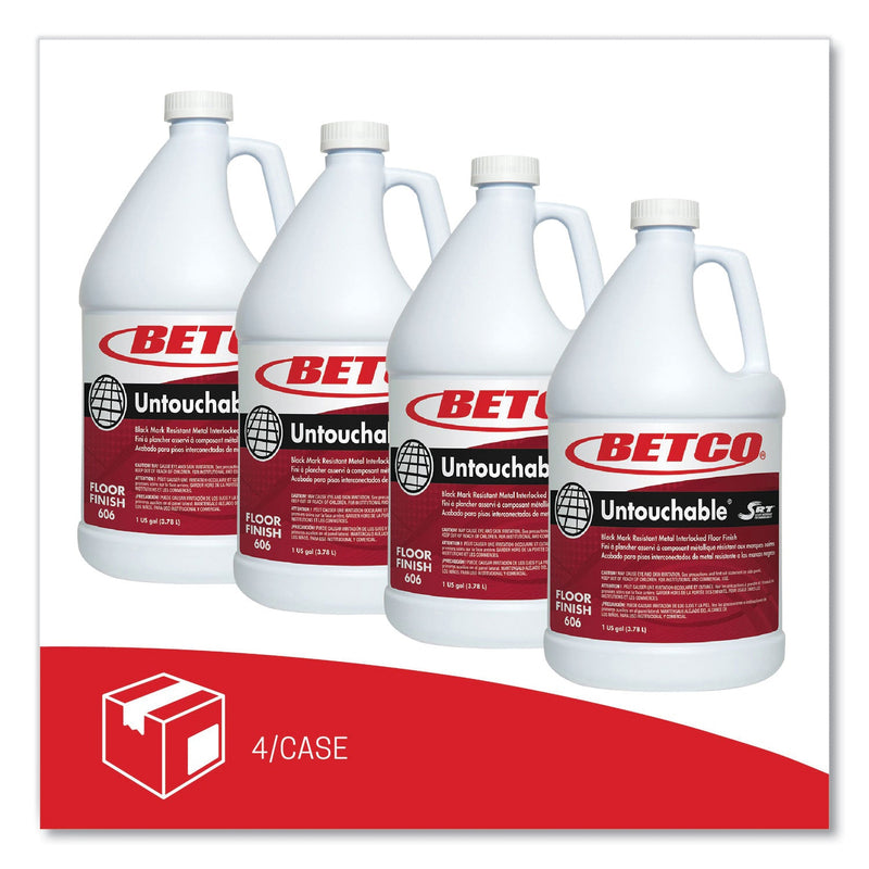 Betco® Untouchable Floor Finish with SRT, 1 gal Bottle, 4/Carton (BET6060400) Case of 4