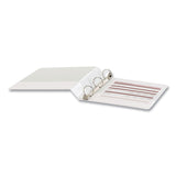 Universal® Economy Round Ring View Binder, 3 Rings, 1.5" Capacity, 11 x 8.5, White, 12/Carton (UNV20972CT) Case of 12
