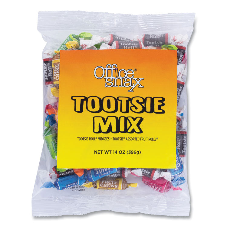 Office Snax® Tootsie Roll Assortment, 14 oz Bag (OFX00658) Each