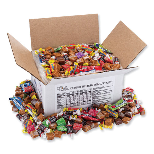Office Snax® Candy Assortments, Soft and Chewy Candy Mix, 5 lb Carton (OFX00656)
