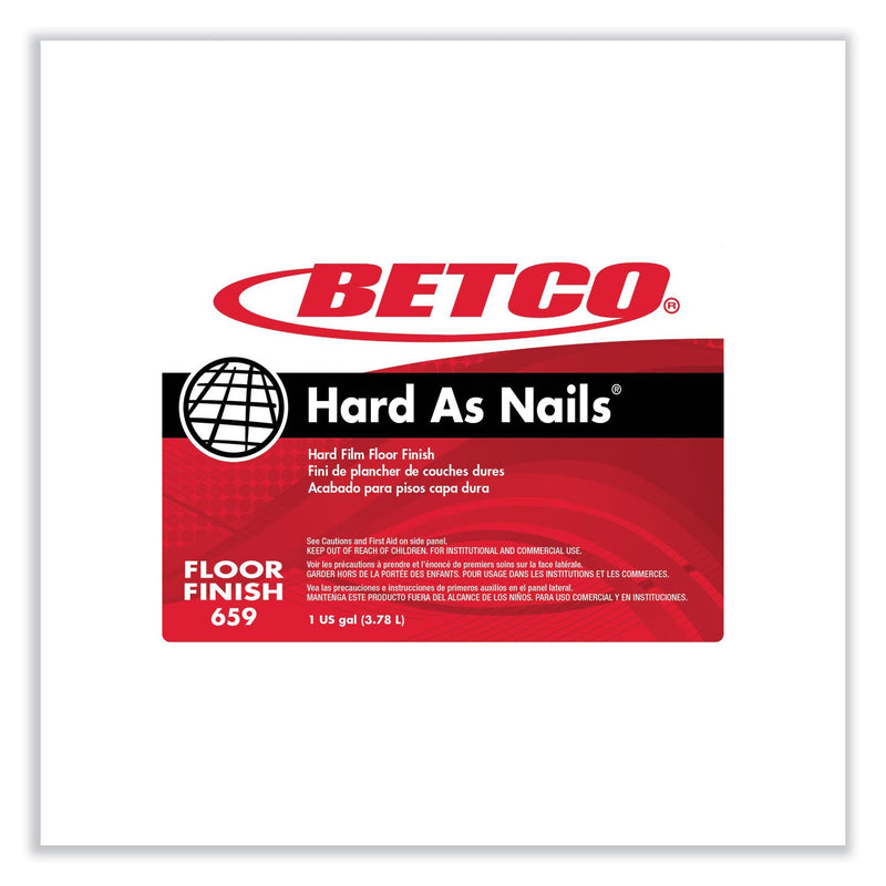 Betco® Hard As Nails Floor Finish, 1 gal Bottle, 4/Carton (BET6590400) Case of 4