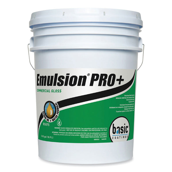 Betco® Emulsion Pro+ Floor Finish and Sealer, 5 gal Pail (BETB06750512) Each