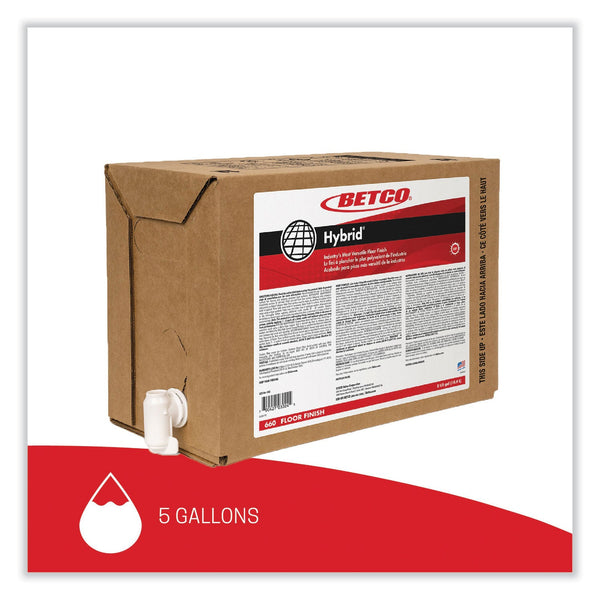 Betco® Hybrid Floor Finish, 5 gal Bag-in-Box (BET660B500)