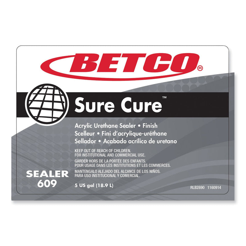 Betco® Sure Cure Urethane Fortified Sealer/Finish, 5 gal Bag-in-Box (BET609B500)