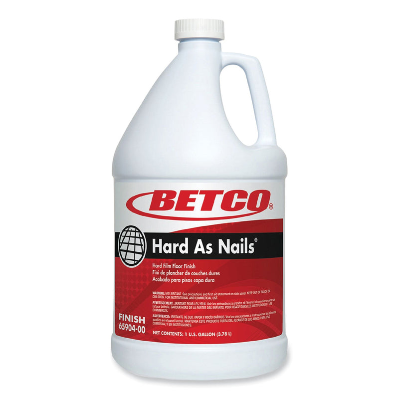 Betco® Hard As Nails Floor Finish, 1 gal Bottle, 4/Carton (BET6590400) Case of 4