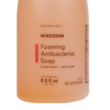 McKesson Antibacterial Soap Foaming 8.5 oz. Pump Bottle Clean Scent (1067684_EA) 1/EA