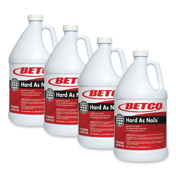 Betco® Hard As Nails Floor Finish, 1 gal Bottle, 4/Carton (BET6590400) Case of 4