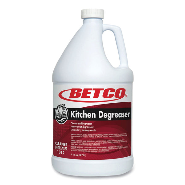 Betco® Kitchen Degreaser, Characteristic Scent, 1 gal Bottle, 4/Carton (BET10120400) Case of 4