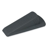 Master Caster® Big Foot Doorstop, No Slip Rubber Wedge, 2.25w x 4.75d x 1.25h, Gray, 2/Pack (MAS00972) Pack of 2