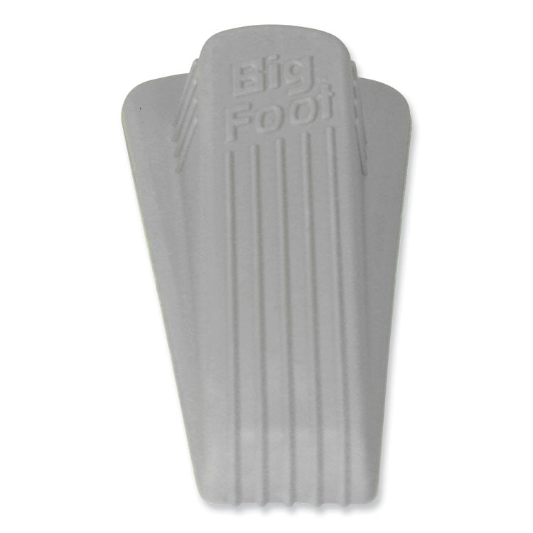Master Caster® Big Foot Doorstop, No Slip Rubber Wedge, 2.25w x 4.75d x 1.25h, Beige, 2/Pack (MAS00975) Pack of 2