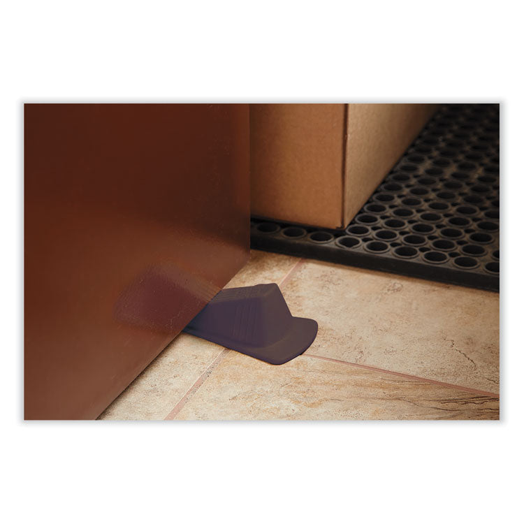 Master Caster® Giant Foot Doorstop, TPR, 3.5w x 6.75d x 2h, Brown, 12/Box (MAS00987) Pack of 2