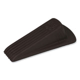Master Caster® Big Foot Doorstop, No Slip Rubber Wedge, 2.25w x 4.75d x 1.25h, Brown (MAS00920) Each