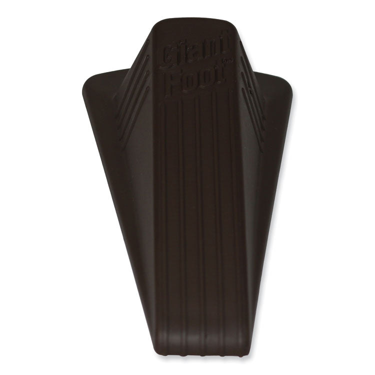 Master Caster® Giant Foot Doorstop, TPR, 3.5w x 6.75d x 2h, Brown, 12/Box (MAS00987) Pack of 2