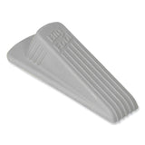 Master Caster® Big Foot Doorstop, No Slip Rubber Wedge, 2.25w x 4.75d x 1.25h, Beige, 2/Pack (MAS00975) Pack of 2