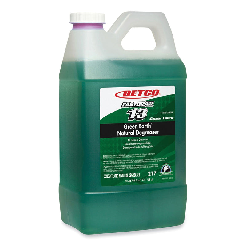 Betco® Green Earth Natural Degreaser, Mild Scent, 2 L Bottle, 4/Carton (BET2174700) Case of 4