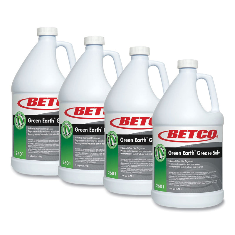 Betco® BioActive Solutions Grease Solv, Orange Scent, 1 gal Bottle, 4/Carton (BET26010400) Case of 4